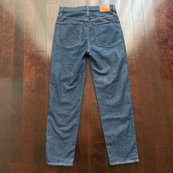 J.CREW Women's Jeans Size 30 Dark Wash Denim High-rise Tapered - Picture 4 of 10